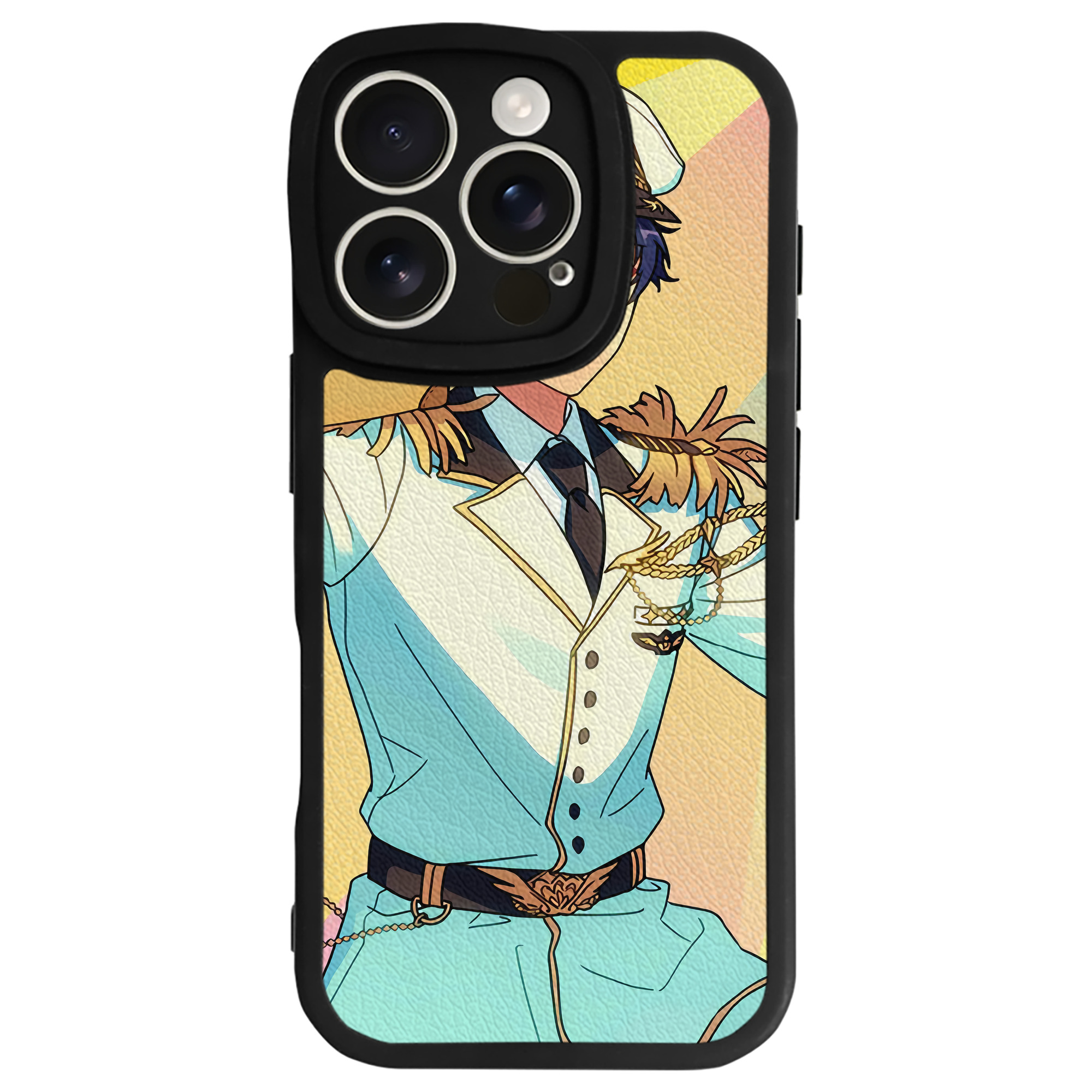 （画像用） あんさんぶるスターズ! Ensemble Stars 【iPhone 16シリーズ対応】シリコンスマホケース（レザー調） 材質：シリコン